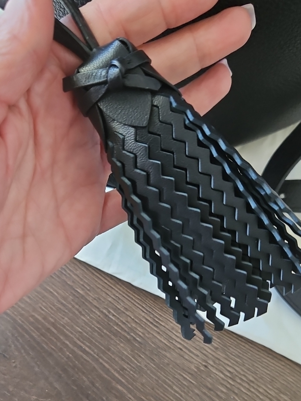 NWOT Coach Blk Pebbled Leather Lora Whipstitch Bucket Bag Detachable Crossbody - Picture 13 of 16